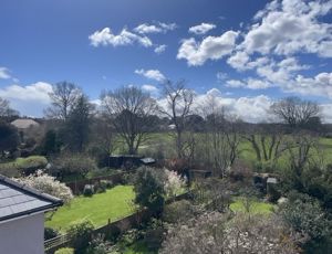 Views over neighbouring gardens from the top floor bedroomns- click for photo gallery